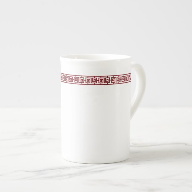 Chinese Geometric Border Speciality Mug (Front Right)