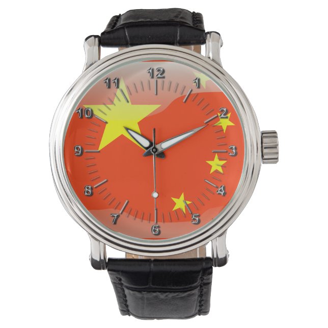 Chinese glossy flag watch (Front)