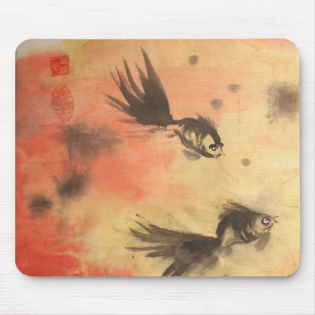 Chinese Golfish Mousepad (Front)