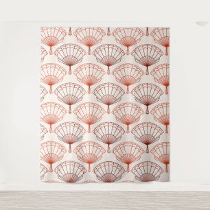 Chinese Hand Fan Pattern Tapestry