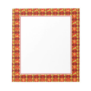 Chinese Happy New Year of The Ox Pattern Notepad
