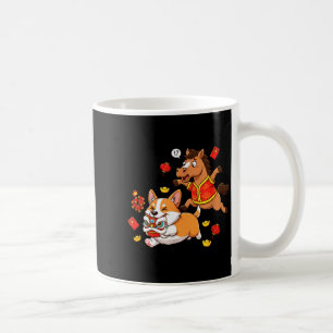 Chinese Horse Corgi Funny Kids Mens Womens Happy N Coffee Mug