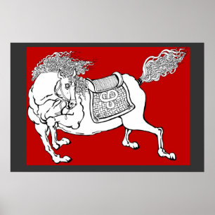 Chinese Horse Poster