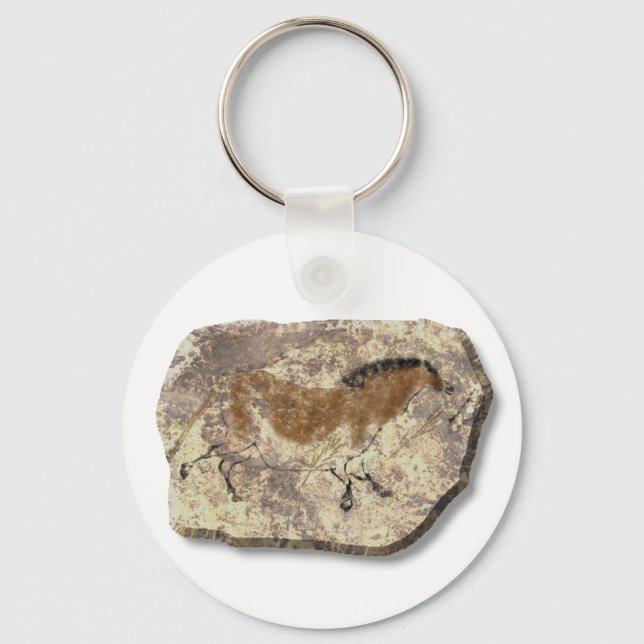 Chinese Horse stone keychain (Front)