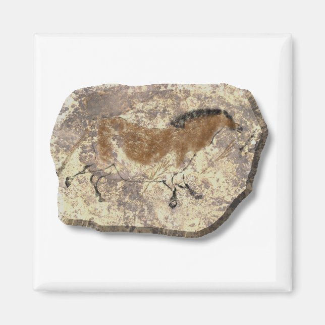 Chinese Horse stone magnet (Front)