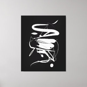 Chinese imprint style Stretched Canvas Print