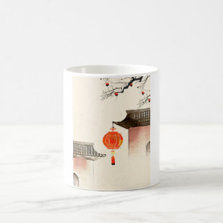 Chinese ink art, Chinese Digital Art, vintage retr Coffee Mug