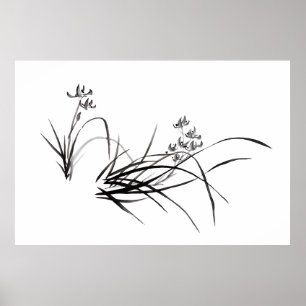 Chinese Iris in Spring Poster