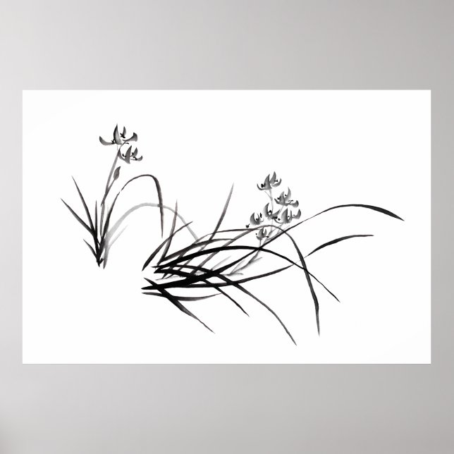 Chinese Iris in Spring Poster (Front)