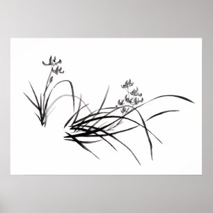 Chinese Iris in Spring Poster