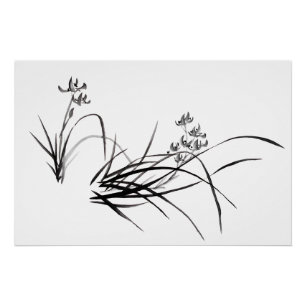 Chinese Iris in Spring Poster