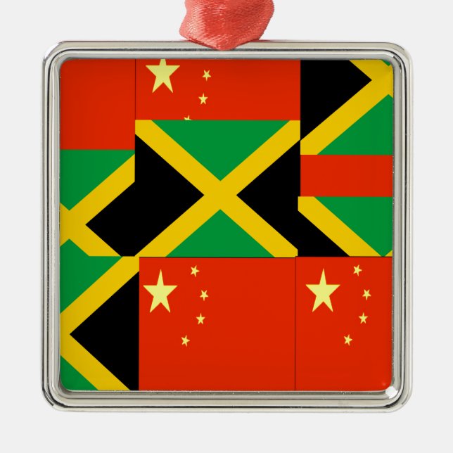 Chinese-Jamaican Metal Tree Decoration (Front)
