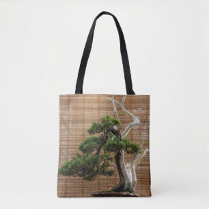 Chinese Juniper Bonsai Tree Photo Tote Bag