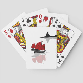 Chinese Junk Ship Playing Cards