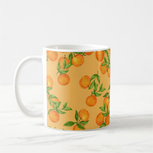 Chinese Korean Japanese inspired, watercolor backg Coffee Mug