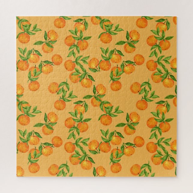 Chinese Korean Japanese inspired, watercolor backg Jigsaw Puzzle (Vertical)