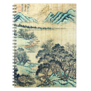 Chinese Landscape 1730 Spiral Notebook