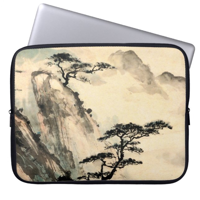 Chinese landscape painting.chinese,painting,japane laptop sleeve (Front)