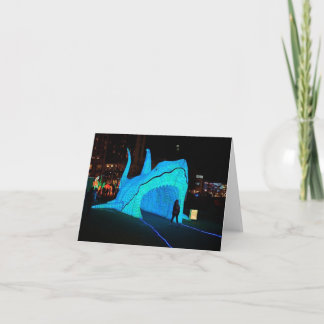 Chinese Lantern Art Fish Note Note Card