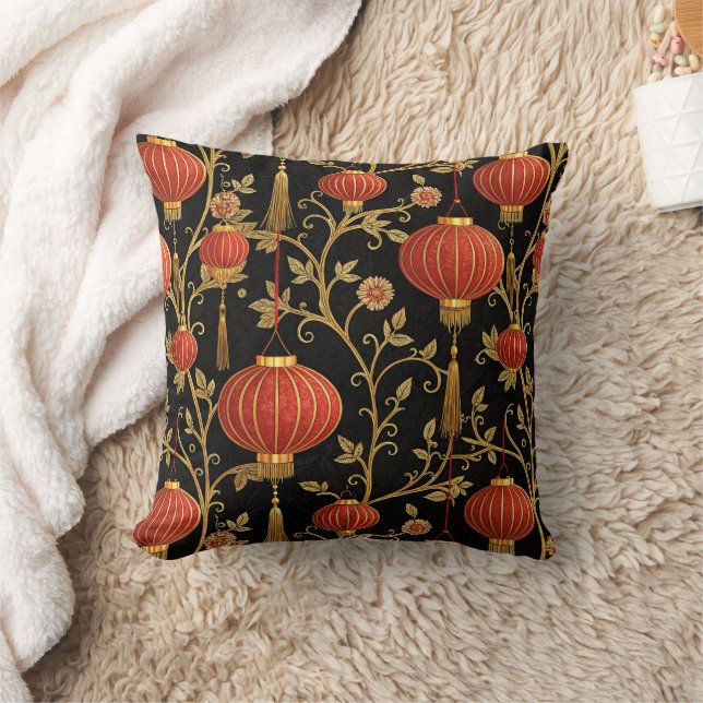 Chinese Lantern Festival (1) Cushion (Blanket)