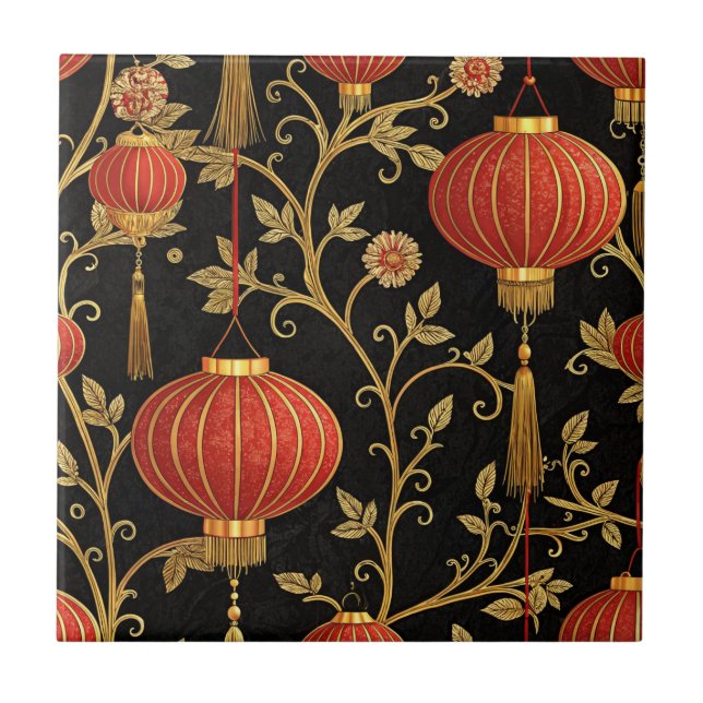 Chinese Lantern Festival (1) Tile (Front)