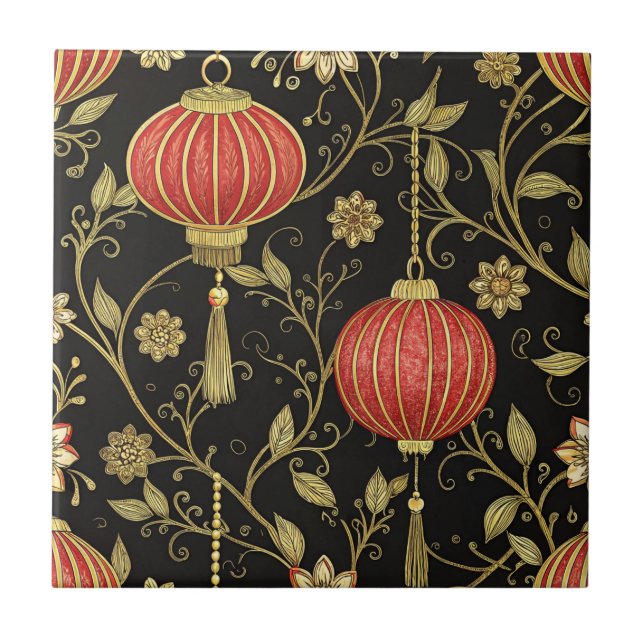 Chinese Lantern Festival (2) Tile (Front)