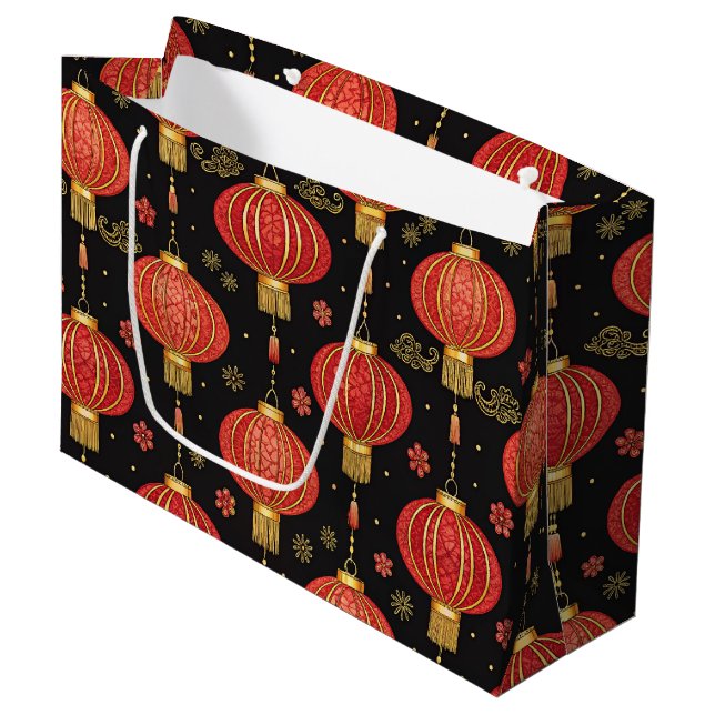 Chinese Lantern Festival (3) Large Gift Bag (Front Angled)
