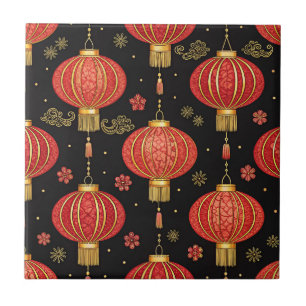 Chinese Lantern Festival (3) Tile