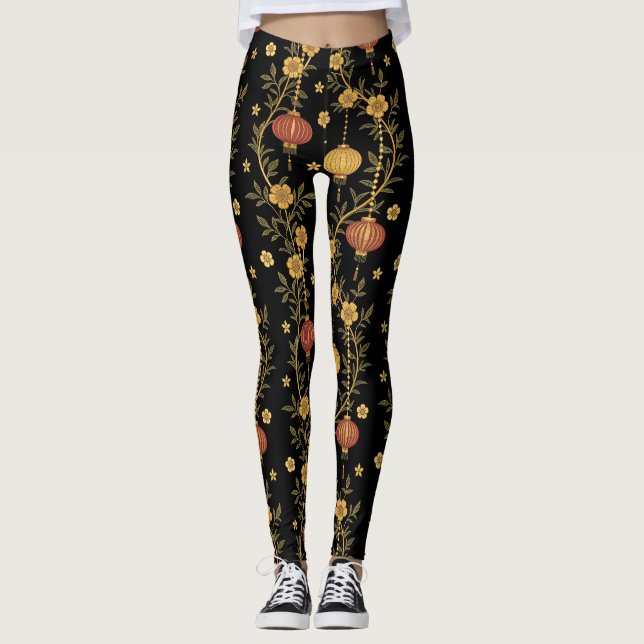 Chinese Lantern Festival (4) Leggings (Front)