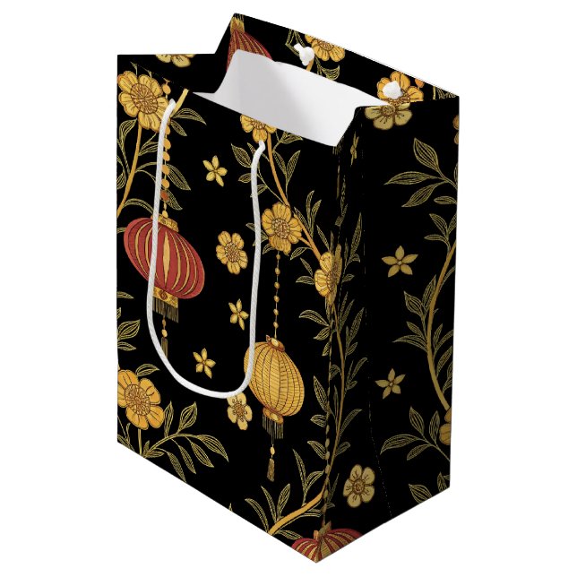 Chinese Lantern Festival (4) Medium Gift Bag (Front Angled)