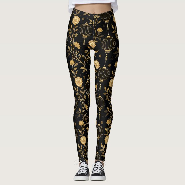Chinese Lantern Festival (5) Leggings (Front)