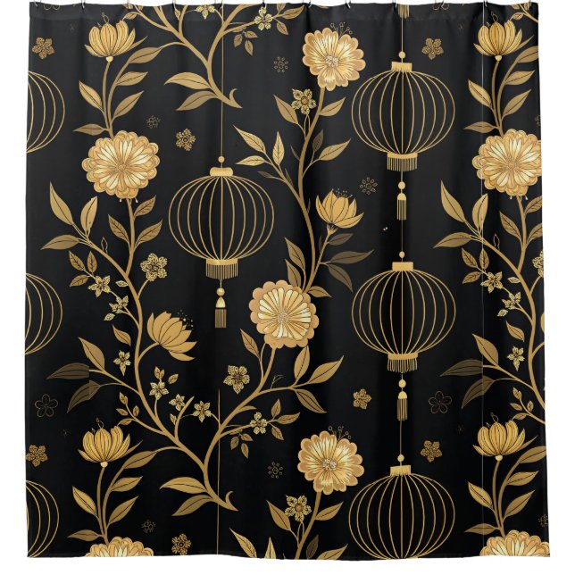 Chinese Lantern Festival (5) Shower Curtain (Front)