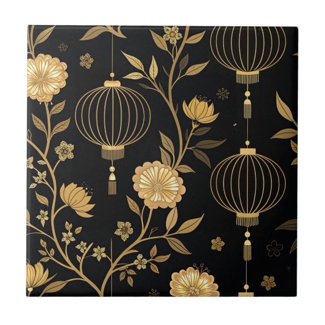 Chinese Lantern Festival (5) Tile (Front)