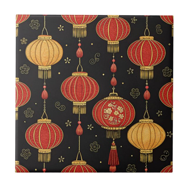 Chinese Lantern Festival (6) Tile (Front)