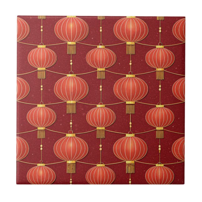 Chinese Lantern Festival (7) Tile (Front)