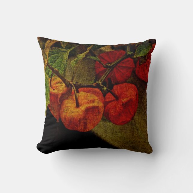 Chinese Lantern Fruits Cushion (Front)
