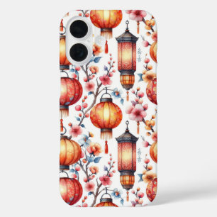 Chinese Lantern Glow iPhone 16 Case
