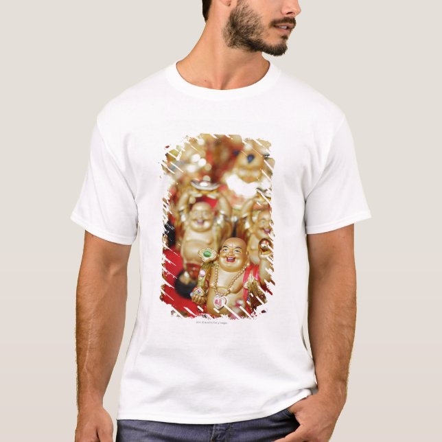 Chinese Laughing Buddhas T-Shirt (Front)
