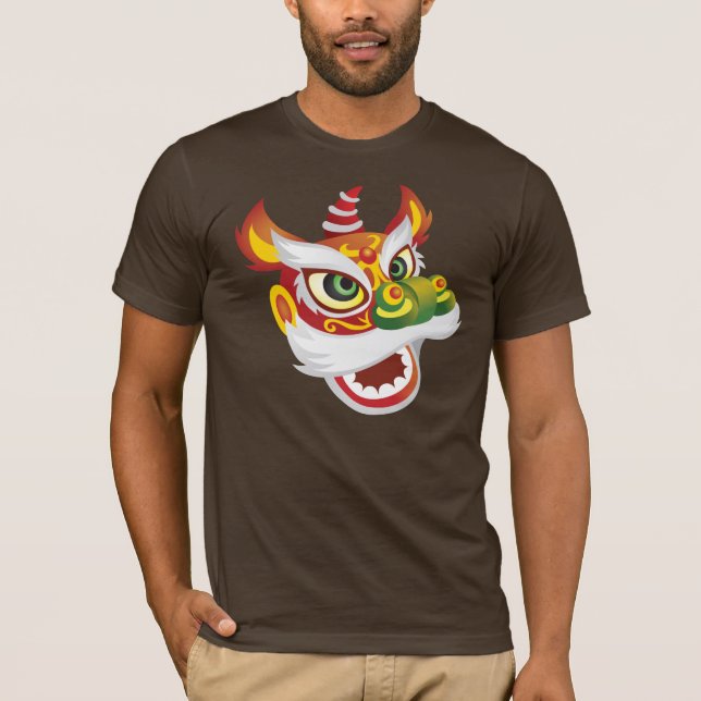 Chinese Lion Head T-Shirt (Front)