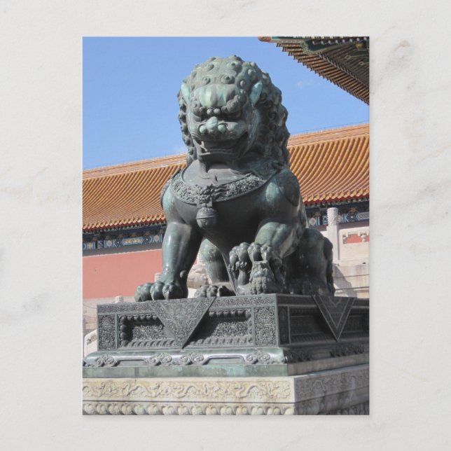 Chinese Lion PostCard (Front)