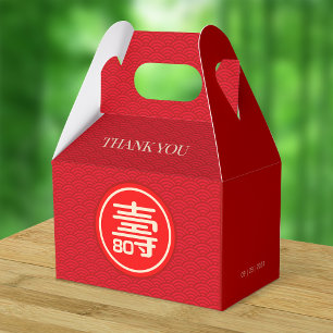 Chinese Longevity Birthday (99 & younger) Favour Box