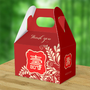 Chinese Longevity Birthday (99 & younger) Favour Box
