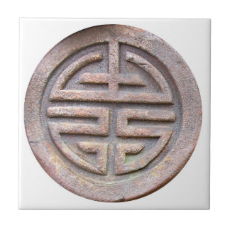 Chinese Longevity Symbol Tile