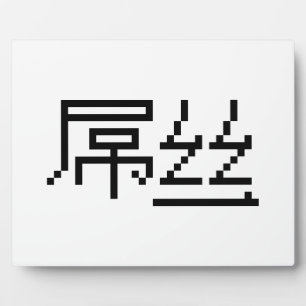 Chinese Loser / Diaosi 屌丝 Hanzi MEME Plaque