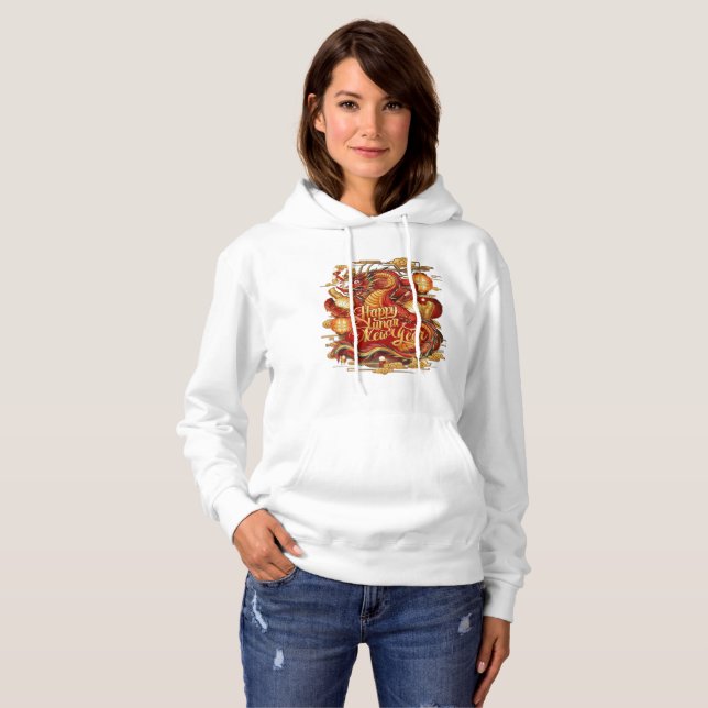 Chinese lunar New Year 2025 – Year of the Dragon Hoodie (Front Full)