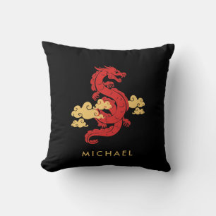 Chinese Lunar New Year Dragon 2024 Personalised Cushion