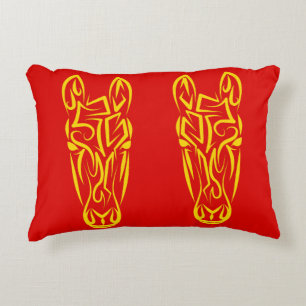 Chinese Lunar New Year of the Horse 2026 4724 Fire Decorative Cushion