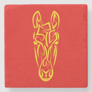 Chinese Lunar New Year of the Horse 2026 4724 Fire Stone Coaster