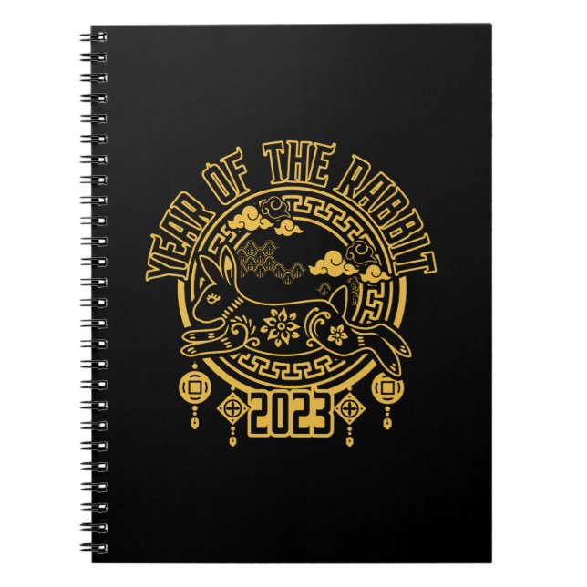 Chinese Lunar New Year of the Rabbit Notebook (Front)