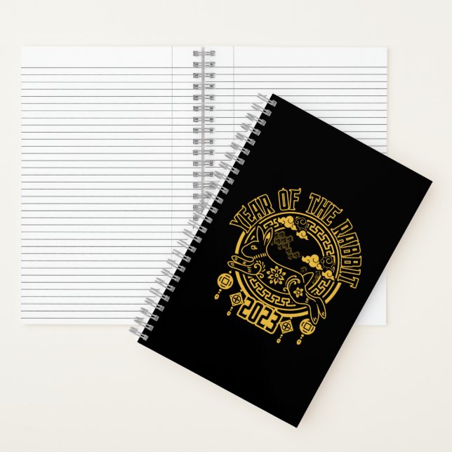 Chinese Lunar New Year of the Rabbit Notebook (Inside)